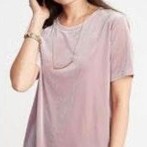 🔴 Old Navy velvet soft  fabric top for women size L